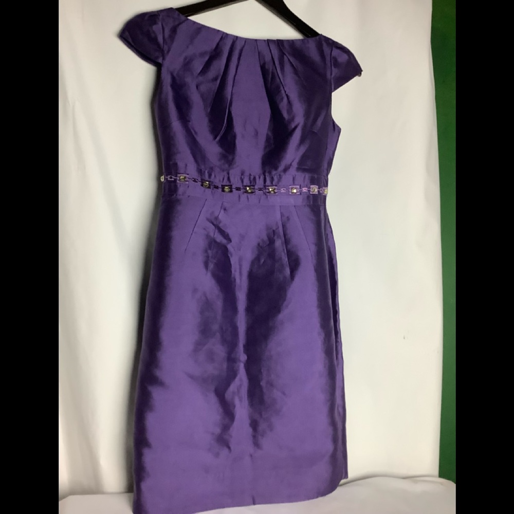 Adrianna Papell 75% Silk Occasion Dress AS IS